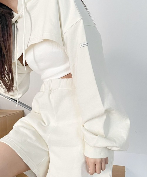 Heather(ヘザー)の「HOLiCカップ付きキャミソール 267904(キャミソール・レディース・オフホワイト/グレー/ブラック・FREE)」の16枚目の写真