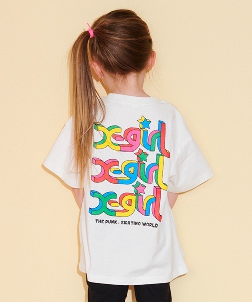 バックカラフルロゴ半袖tシャツ Tシャツ カットソー X Girl Stages エックスガールステージス のファッション通販 Zozotown