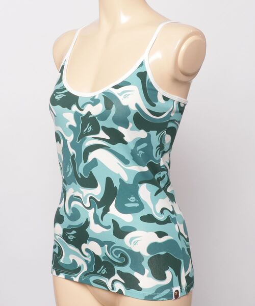 A BATHING APE（アベイシングエイプ）の「MARBLE CAMO CAMISOLE L