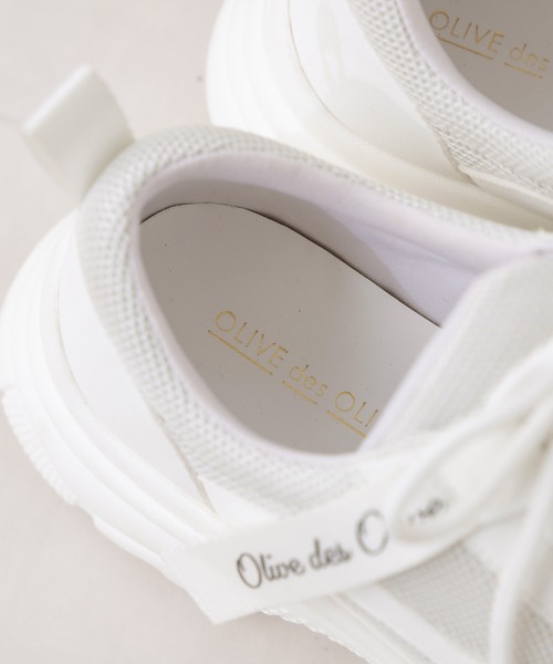 OLIVE des OLIVE（オリーブデオリーブ）の「タグ付きスニーカー（スニーカー・レディース・ホワイト/ブラック・SMALL/MEDIUM/LARGE）」の15枚目の写真