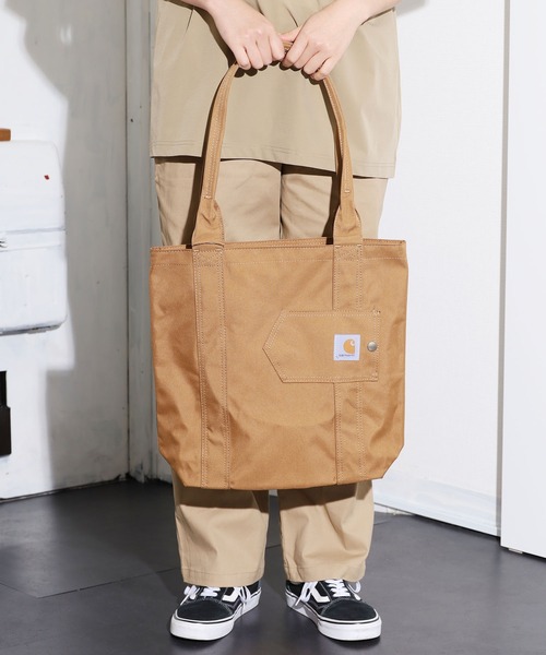 Carhartt（カーハート）の「Carhartt/カーハート WOMEN'S ESSENTIALS TOTE トートバッグ（トートバッグ・メンズ・ブラック/ブラウン・ONE SIZE）」の10枚目の写真