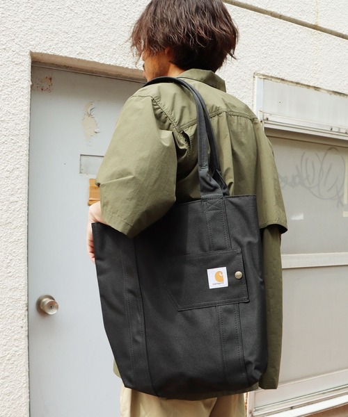 Carhartt（カーハート）の「Carhartt/カーハート WOMEN'S ESSENTIALS TOTE トートバッグ（トートバッグ・メンズ・ブラック/ブラウン・ONE SIZE）」の15枚目の写真