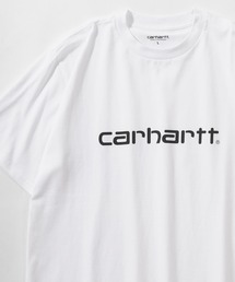 【Carhartt/カーハート】ブランドネームロゴプリント 半袖Tシャツ/CH SCRIPT T-SHIRT