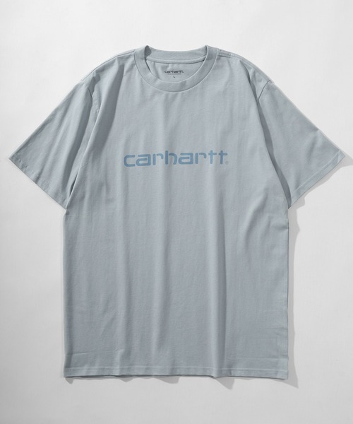 Carhartt WIP(カーハートダブリューアイピー)の「【Carhartt/カーハート】ブランドネームロゴプリント 半袖Tシャツ/CH SCRIPT T-SHIRT(Tシャツ/カットソー・レディース・ホワイト/ブラック/サックスブルー・M/L/XL)」の4枚目の写真