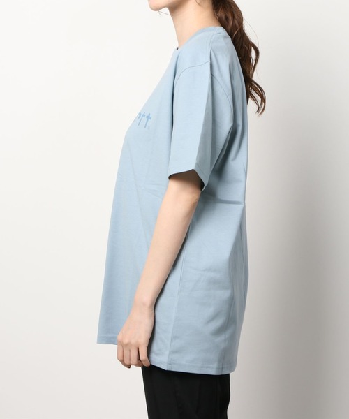 Carhartt WIP(カーハートダブリューアイピー)の「【Carhartt/カーハート】ブランドネームロゴプリント 半袖Tシャツ/CH SCRIPT T-SHIRT(Tシャツ/カットソー・レディース・ホワイト/ブラック/サックスブルー・M/L/XL)」の10枚目の写真