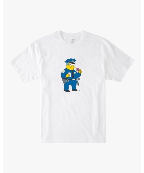 BILLABONG（ビラボン）の「【直営店限定】BILLABONG メンズ SIMPSONS WIGGUM DONUT SS Ｔシャツ 【2022年春夏モデル】/ビラボン半袖Tシャツ（Tシャツ/カットソー・メンズ・ホワイト・MEDIUM/LARGE）」の5枚目の写真