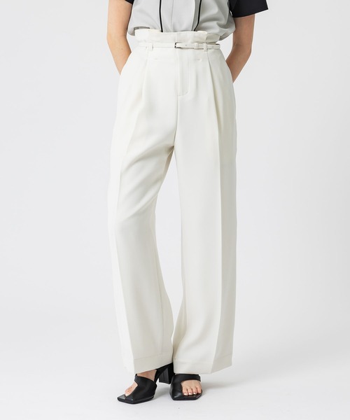 UNITED TOKYO（ユナイテッドトウキョウ）の「セミワンタックワイドパンツ（その他パンツ・レディース・ブルー/アイボリー/ブラック・3/2/1）」の14枚目の写真