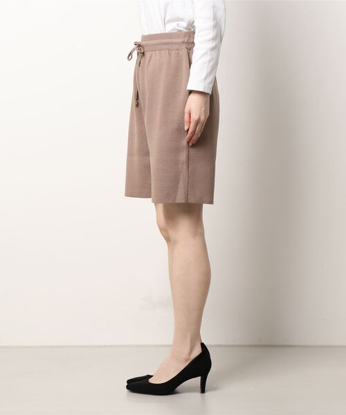 notch.(ノッチ)の「ニットハーフパンツ(その他パンツ・レディース・ベージュ/ブラウン/ブラック・M)」の4枚目の写真