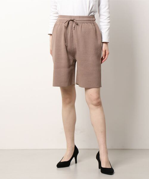 notch.(ノッチ)の「ニットハーフパンツ(その他パンツ・レディース・ベージュ/ブラウン/ブラック・M)」の14枚目の写真