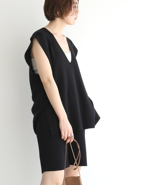 notch.(ノッチ)の「ニットハーフパンツ(その他パンツ・レディース・ベージュ/ブラウン/ブラック・M)」の15枚目の写真