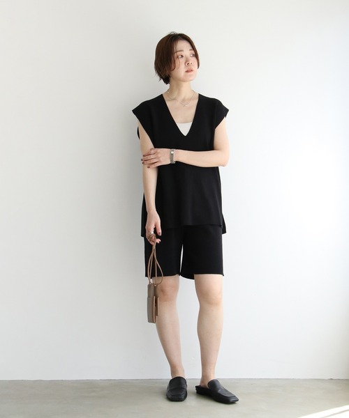 notch.(ノッチ)の「ニットハーフパンツ(その他パンツ・レディース・ベージュ/ブラウン/ブラック・M)」の17枚目の写真