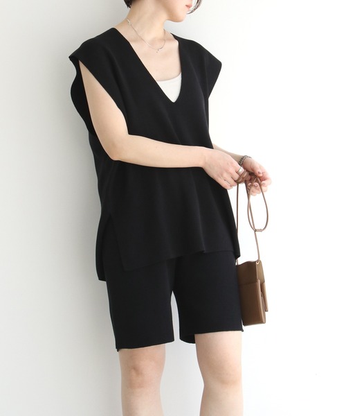 notch.(ノッチ)の「ニットハーフパンツ(その他パンツ・レディース・ベージュ/ブラウン/ブラック・M)」の16枚目の写真