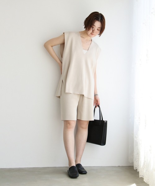 notch.(ノッチ)の「ニットハーフパンツ(その他パンツ・レディース・ベージュ/ブラウン/ブラック・M)」の22枚目の写真