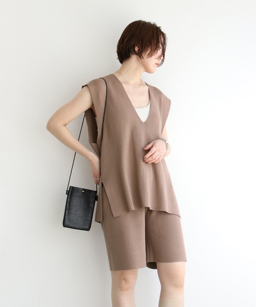 notch.(ノッチ)の「ニットハーフパンツ(その他パンツ・レディース・ベージュ/ブラウン/ブラック・M)」の19枚目の写真