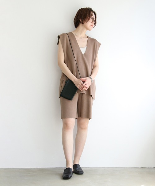 notch.(ノッチ)の「ニットハーフパンツ(その他パンツ・レディース・ベージュ/ブラウン/ブラック・M)」の20枚目の写真