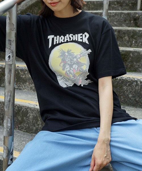 THRASHER(スラッシャー)の「Frocky Print OUTLAW S/S T-SHIRTS/スラッシャー半袖Tシャツ(Tシャツ/カットソー・メンズ・ブラック/ダークグリーン・MEDIUM/LARGE/X-LARGE/XX-LARGE)」の8枚目の写真