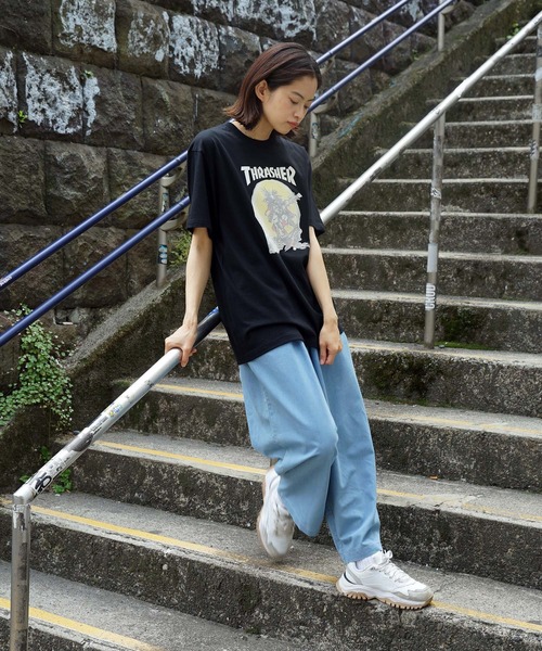 THRASHER(スラッシャー)の「Frocky Print OUTLAW S/S T-SHIRTS/スラッシャー半袖Tシャツ(Tシャツ/カットソー・メンズ・ブラック/ダークグリーン・MEDIUM/LARGE/X-LARGE/XX-LARGE)」の15枚目の写真