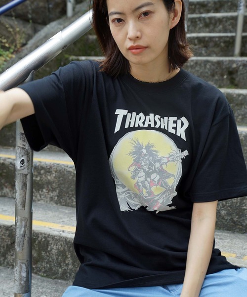 THRASHER(スラッシャー)の「Frocky Print OUTLAW S/S T-SHIRTS/スラッシャー半袖Tシャツ(Tシャツ/カットソー・メンズ・ブラック/ダークグリーン・MEDIUM/LARGE/X-LARGE/XX-LARGE)」の16枚目の写真