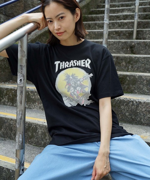 THRASHER(スラッシャー)の「Frocky Print OUTLAW S/S T-SHIRTS/スラッシャー半袖Tシャツ(Tシャツ/カットソー・メンズ・ブラック/ダークグリーン・MEDIUM/LARGE/X-LARGE/XX-LARGE)」の18枚目の写真