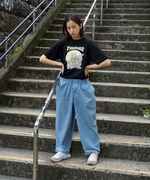 THRASHER(スラッシャー)の「Frocky Print OUTLAW S/S T-SHIRTS/スラッシャー半袖Tシャツ(Tシャツ/カットソー・メンズ・ブラック/ダークグリーン・MEDIUM/LARGE/X-LARGE/XX-LARGE)」の19枚目の写真