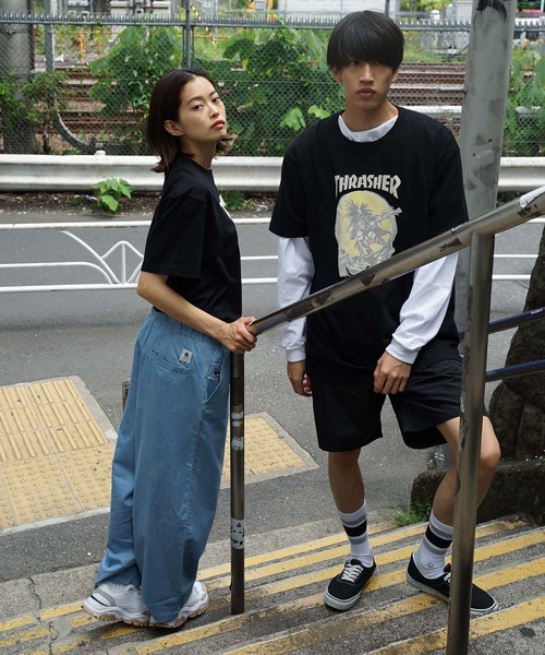 THRASHER(スラッシャー)の「Frocky Print OUTLAW S/S T-SHIRTS/スラッシャー半袖Tシャツ(Tシャツ/カットソー・メンズ・ブラック/ダークグリーン・MEDIUM/LARGE/X-LARGE/XX-LARGE)」の5枚目の写真