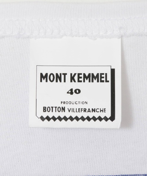 MONT KEMMEL(モンケメル)の「MONT KEMMEL SHORT-SLEEVE Tシャツ(Tシャツ/カットソー・メンズ・ブラック/ブルー・40/36)」の6枚目の写真
