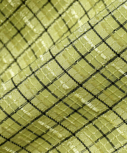 Ray BEAMS（レイビームス）の「Ray BEAMS / ドビー チェック フリルカラー ブラウス（シャツ/ブラウス・レディース・ブラック/グリーン系その他2・ONE SIZE）」の19枚目の写真