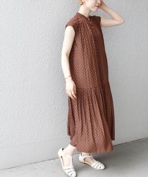SHIPS any チェック ギャザー ワンピース　ロング　 美品　オシャレ　夏 SHIPS any チェック ギャザー ワンピース ロング 美品 オシャレ