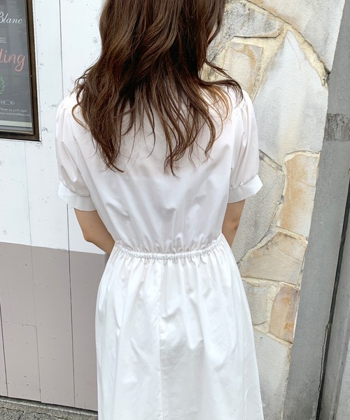 OLIVE des OLIVE(オリーブデオリーブ)の「【WEB限定】フリルワンピース(ワンピース・レディース・ブラック/オフホワイト/サックスブルー・FREE)」の14枚目の写真