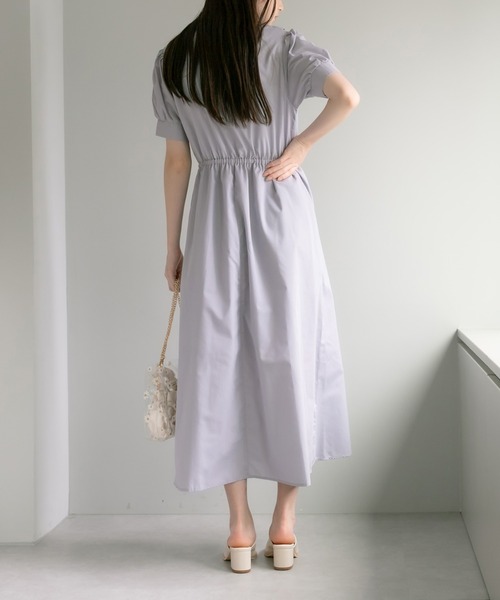 OLIVE des OLIVE(オリーブデオリーブ)の「【WEB限定】フリルワンピース(ワンピース・レディース・ブラック/オフホワイト/サックスブルー・FREE)」の15枚目の写真