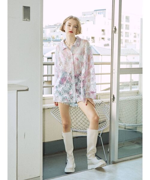 jouetie - LiSA着用  レースBIGT シャツ jouetie - LiSA着用 レースBIGT シャツの通販 by 雑貨色々