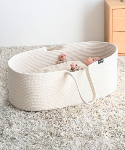 PUPPAPUPO（プッパプーポ）の「クーファン ロープ編み 敷きマット付き 