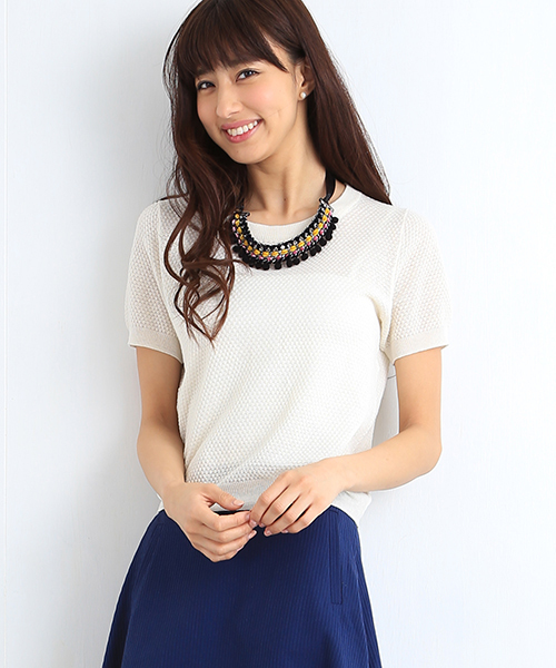 B:MING by BEAMS（ビーミングバイビームス）の「ビーミング by ビームス / ベルベットボールネックレス（ネックレス・レディース・その他1・ONE SIZE）」の6枚目の写真