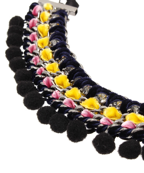 B:MING by BEAMS（ビーミングバイビームス）の「ビーミング by ビームス / ベルベットボールネックレス（ネックレス・レディース・その他1・ONE SIZE）」の3枚目の写真