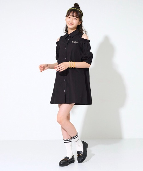 by LOVEiT（バイラビット）の「肩スリットワンピースチュニック