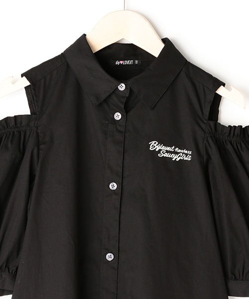 by LOVEiT(バイラビット)の「肩スリットワンピースチュニック(チュニック・キッズ・ミント/オフホワイト/ブラック・160cm/140cm/150cm/120cm/130cm)」の12枚目の写真