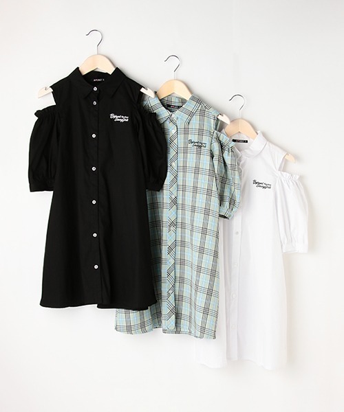 by LOVEiT（バイラビット）の「肩スリットワンピースチュニック