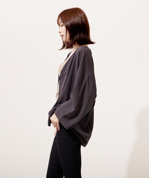 VIBGYOR(ヴィブジョー)の「VIBGYOR Select/カーディガン(BL)(カーディガン/ボレロ・メンズ・チャコールグレー/ライトグレー/ブルー/ブラック・LARGE/MEDIUM)」の5枚目の写真