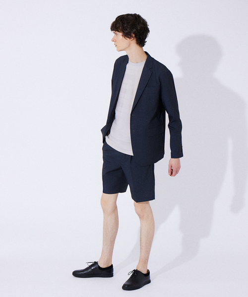 ABAHOUSE GRAY(アバハウスグレイ)の「【セットアップ対応/MASCHILE】AIR HOL タック ショートパンツ(その他パンツ・メンズ・ライトグレー/ネイビー/グレー/ブルー・46/48/50)」の14枚目の写真