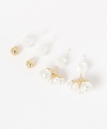 ランダムパール樹脂ポストピアス / 298749