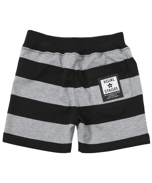 X-girl Stages（エックスガールステージス）の「STRIPED BASIC SHORT PANTS (4T～7T)（その他パンツ・キッズ・アッシュ/ブルー/レッド・7T/6T/4T/5T）」の5枚目の写真