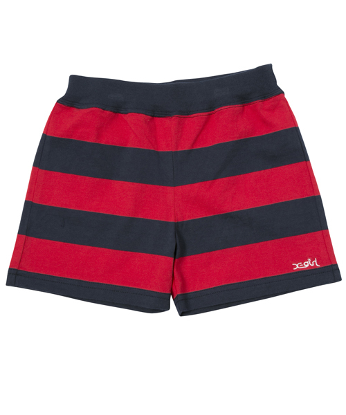 X-girl Stages（エックスガールステージス）の「STRIPED BASIC SHORT PANTS (4T～7T)（その他パンツ・キッズ・アッシュ/ブルー/レッド・7T/6T/4T/5T）」の8枚目の写真