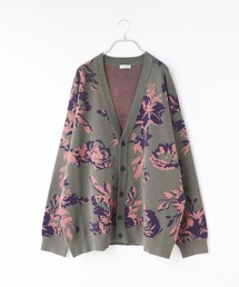 フラワージャガードカーデ　353970