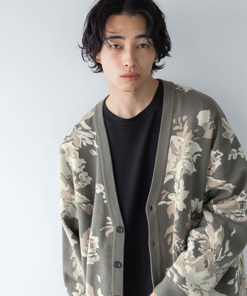 フラワージャガードカーデ 353970（カーディガン/ボレロ）｜LOWRYS FARM（ローリーズファーム）