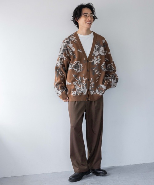 フラワージャガードカーデ 353970（カーディガン/ボレロ）｜LOWRYS FARM（ローリーズファーム）