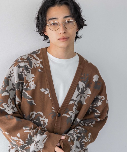 フラワージャガードカーデ 353970（カーディガン/ボレロ）｜LOWRYS FARM（ローリーズファーム）