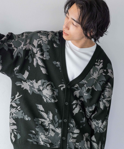 フラワージャガードカーデ 353970（カーディガン/ボレロ）｜LOWRYS FARM（ローリーズファーム）