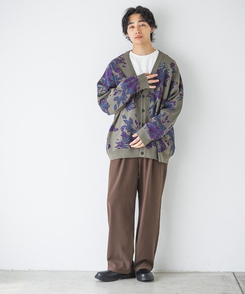 フラワージャガードカーデ 353970（カーディガン/ボレロ）｜LOWRYS FARM（ローリーズファーム）