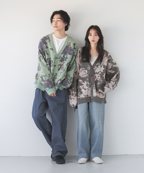 フラワージャガードカーデ 353970（カーディガン/ボレロ）｜LOWRYS FARM（ローリーズファーム）