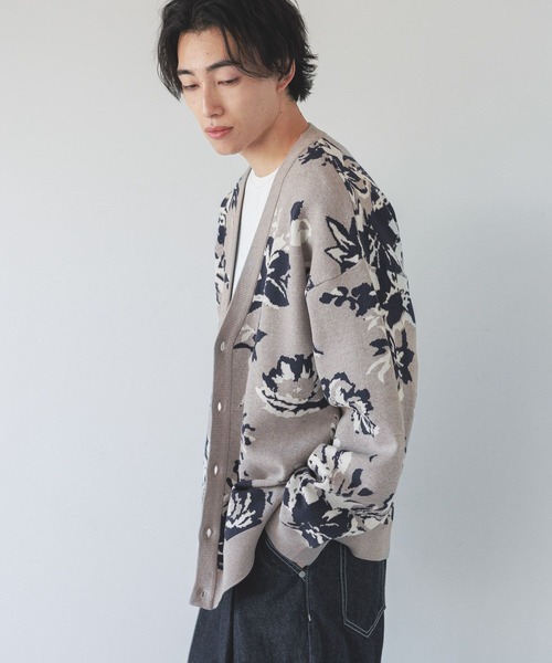 フラワージャガードカーデ 353970（カーディガン/ボレロ）｜LOWRYS FARM（ローリーズファーム）